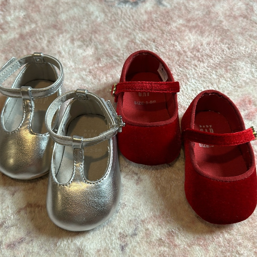 BUNDLE! 3-6 Month Baby Girl Dress Shoes